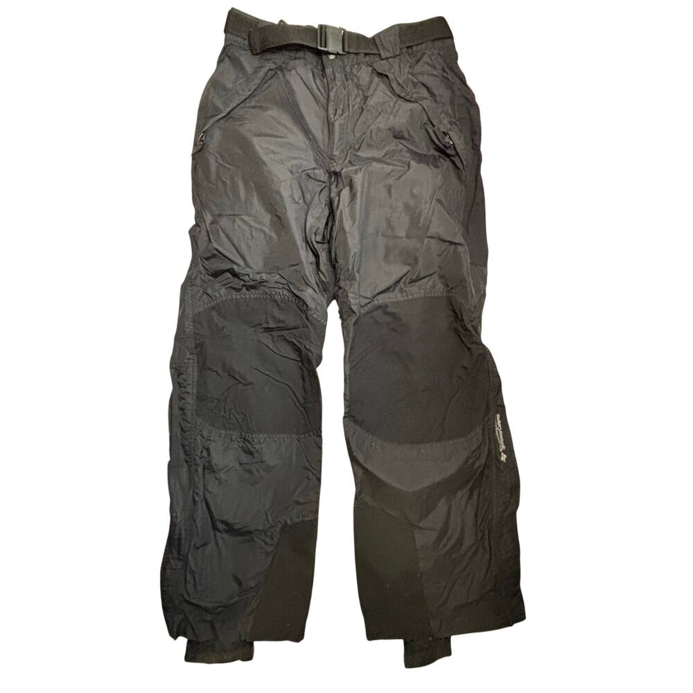 Black Columbia Men's Snow Ski Snowboard Pants Sz L Athletic Pants Elastic Waist